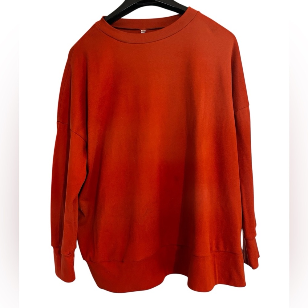 Oversized Orange Sweatshirt